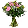 Freesias and mini Gerberas