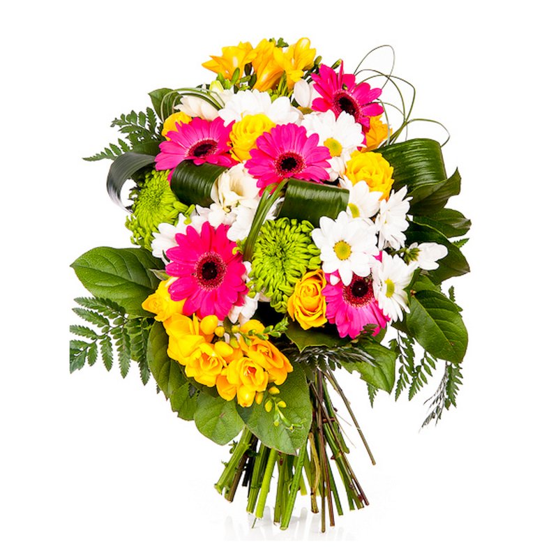 Mixed mini Gerberas and Roses